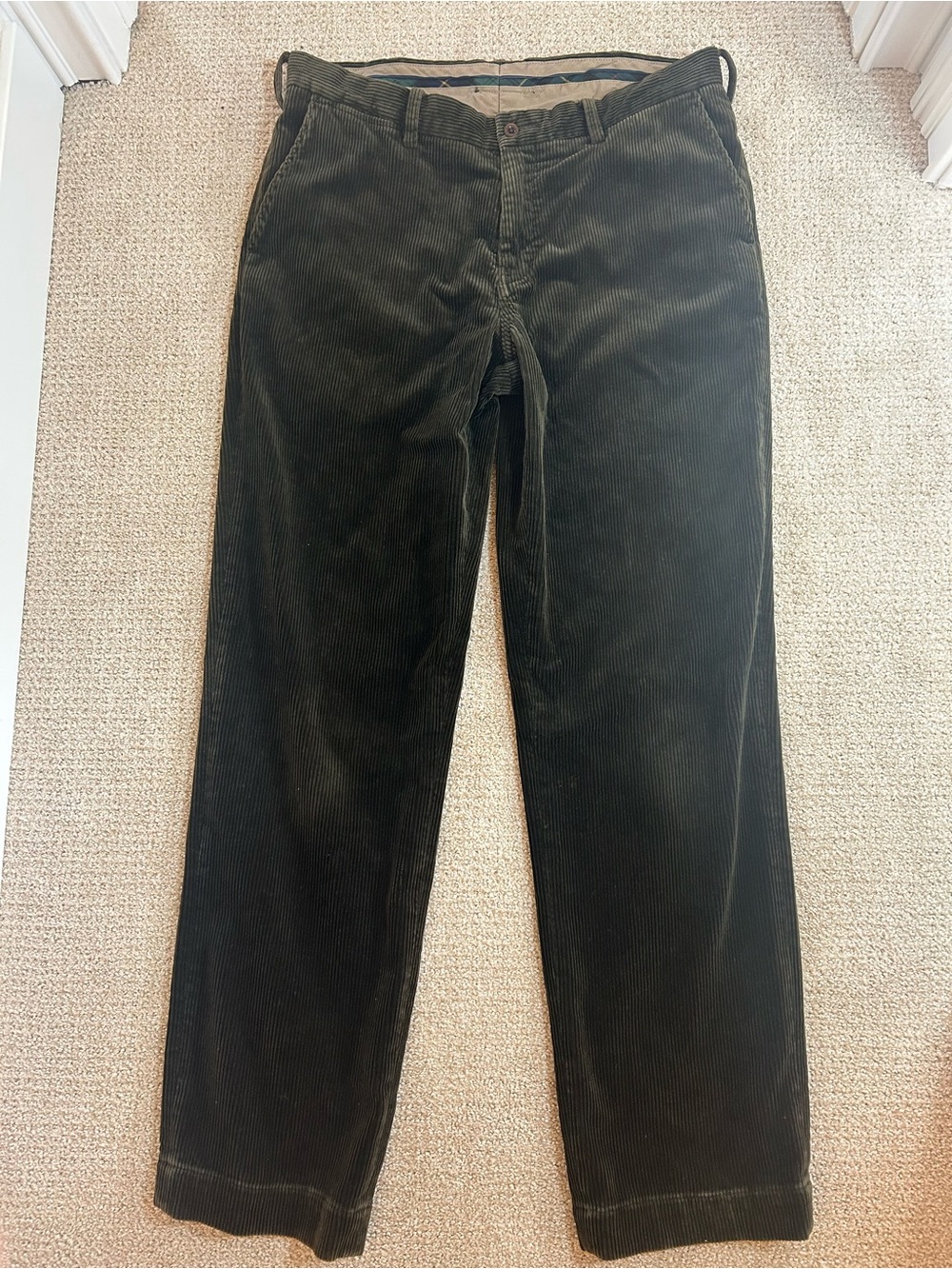 Polo by Ralph Lauren Vintage Preston Pant Corduroy Brown Pants 34”- 34”